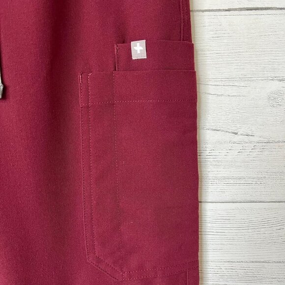 Figs Pants Womens Size XS/P Burgundy Yola Style Joggers Technical Collection - Picture 7 of 16